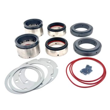 Picture of Waukesha 320 Double Mechanical Seal (pump set)and O-Ring Kit w/17-4 Set Screw - SiC/SiC/CBN/Silicone